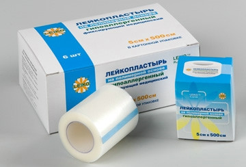 Лейкопластыри на полимерной основе Leiko